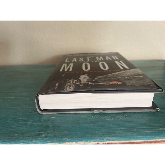 Gene Cernan *SIGNED* Last Man On The Moon Book - Apollo 17 - NASA Space Hero - Picture 6 of 7